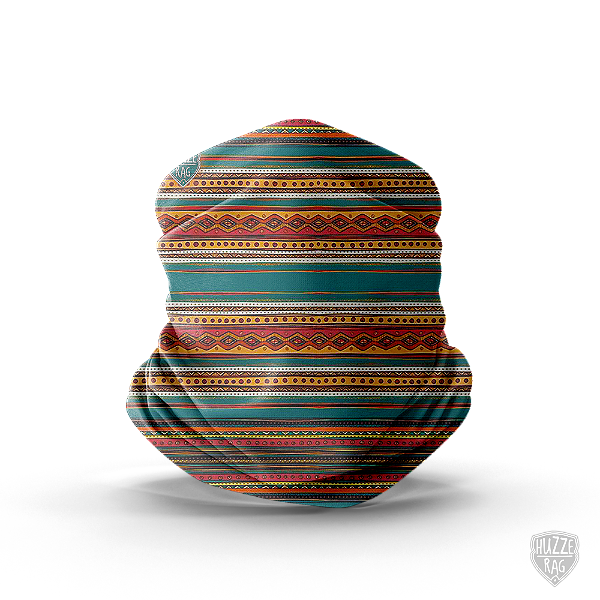 Bandana Tube Neck Huzze-Rag Latino América - Feitas Sem Costura + Proteção Solar Uv