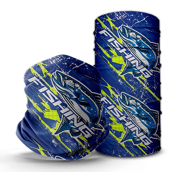 Bandana Tube Neck Huzze-Rag Pesca Pro - Feitas Sem Costura + Proteção Solar Uv