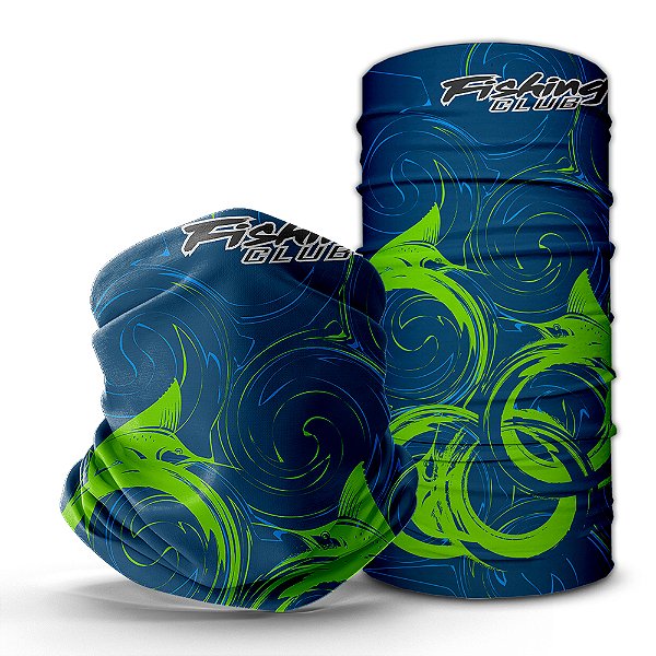 Bandana Tube Neck Huzze-Rag Alto Mar - Feitas Sem Costura + Proteção Solar Uv