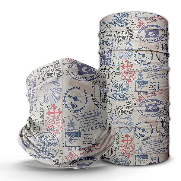 Bandana Tube Neck  Huzze-Rag Sellos del Camino