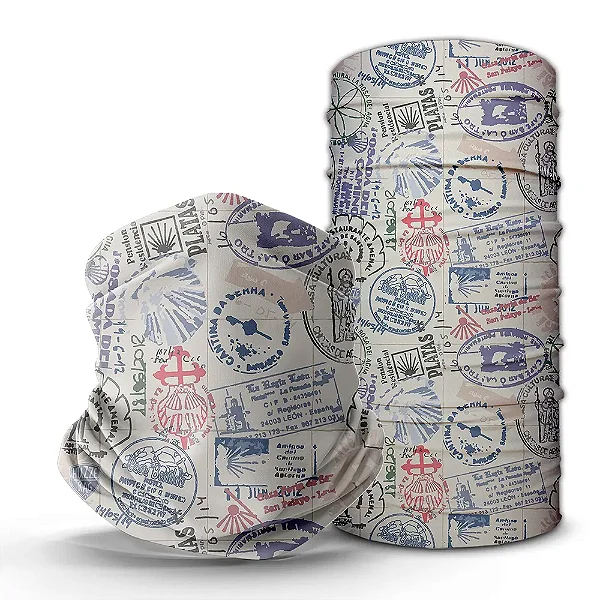 Bandana Tube Neck Huzze-Rag Sellos del Camino