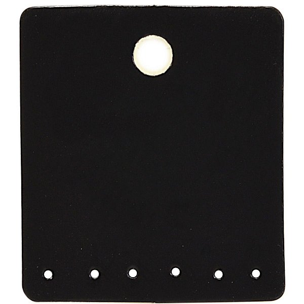 Cartela Para Brincos 6 Furos embaixo 3 Pares de Brincos - 3,9 x 4,4 - C62 Preto