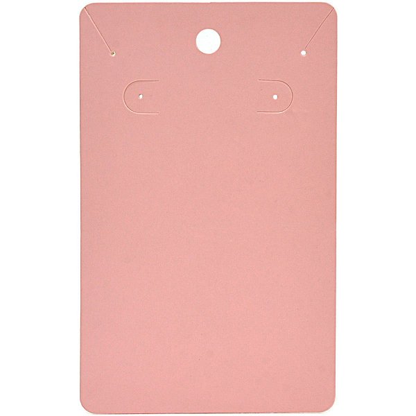 Cartela Para Brinco e Corrente - Conjunto - 7,5 X 12 cm - C34 Rosa