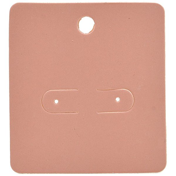 Cartela Para Brincos 5,5 x 6 cm - C1 Rosa