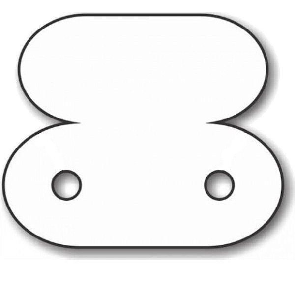 Etiqueta Para Brinco 1,8 x 1,5 cm - E05 - 1000 Unidades