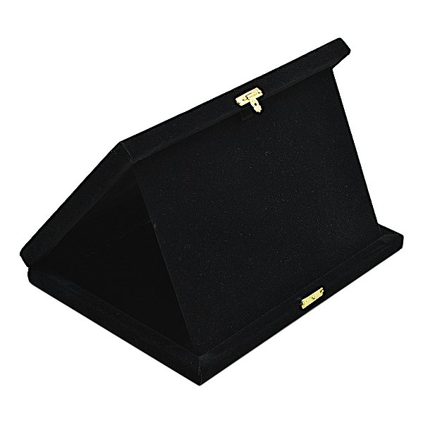 Estojo Para Placa De Homenagem Formatura - 20 x 16 cm Veludo - Com Trinco