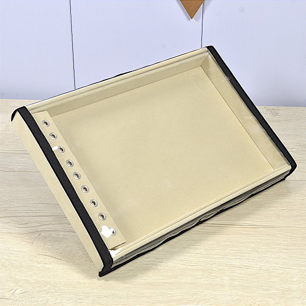 Bandeja Media 30 x 20 x 3 cm - Para Corrente - Veludo Com Capa