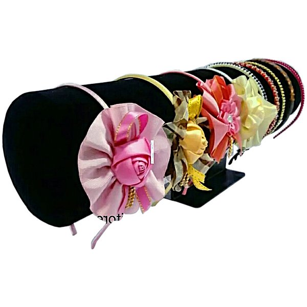 Expositor Porta Tiara Arquinho Organizador 50 cm - Veludo