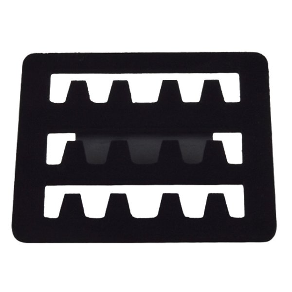 Expositor Placa para 12 Anéis 17 x 16 cm - C9 - Veludo