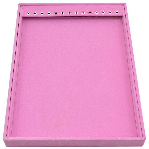 Bandeja Grande 37 x 27 x 3 cm - Com ilhós para Corrente - Veludo Sem Capa