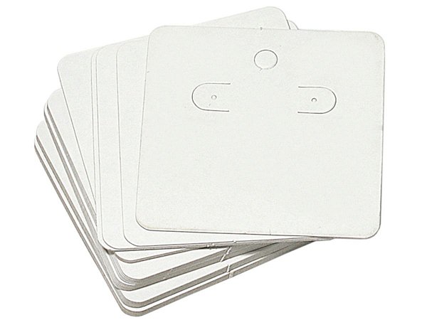 Cartela Para Brincos 6 x 6 cm - C44 Branca