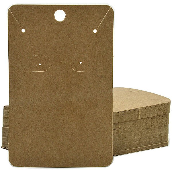 Cartela Para Brinco e Corrente  - 6,5 X 10 cm - C40 Kraft