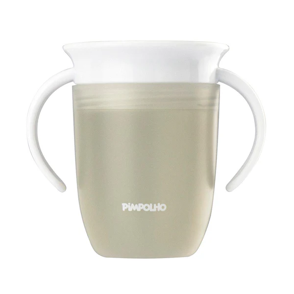COPO DE TREINAMENTO 360 210ML UNISSEX PIMPOLHO CINZA