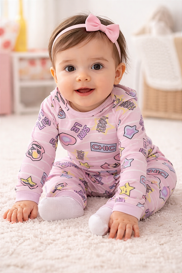 CONJUNTO TERMICO FEMININO- ESTAMPA SORTIDA