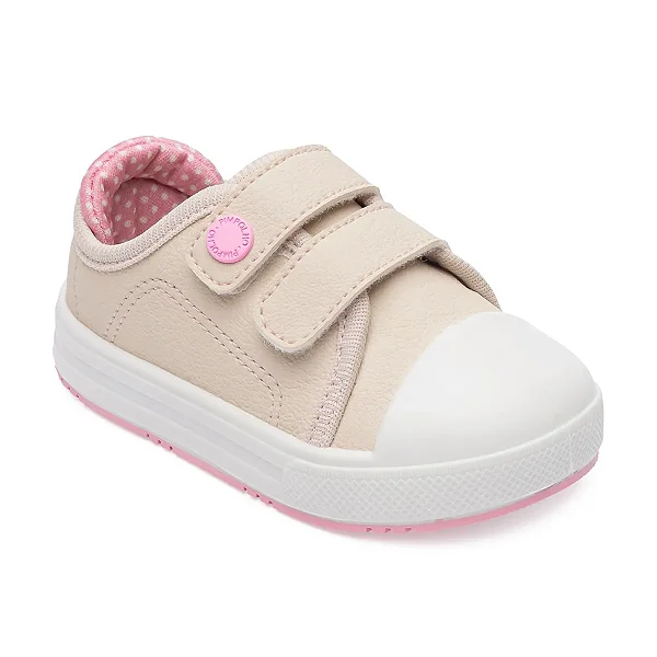 120334 TENIS STAR KIDS STAR COMFORT PIMPOLHO BEGE