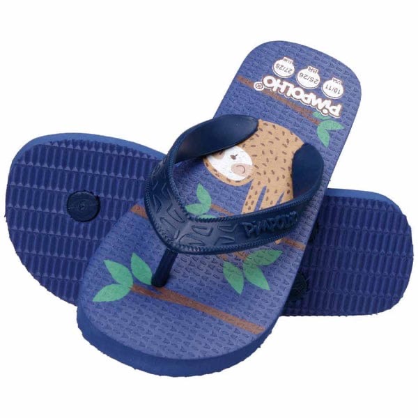 74419 CHINELO SANDALIA PRAIANA KIDS AZUL/PREGUICA MASC PIMPOLHO
