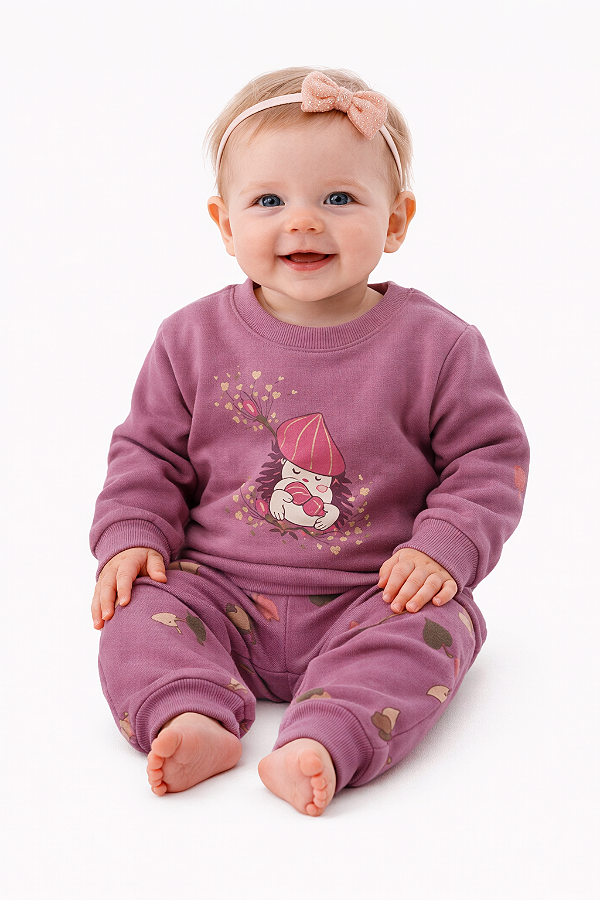 211677 CONJUNTO FEMININO INFANTIL (GR PB/GB)