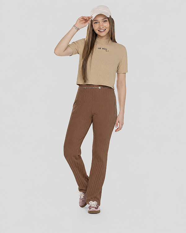 33580 CALCA COTTON CANELADO - TEEN 12/14/16/18