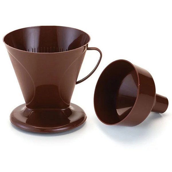 Kit Porta Filtro 103 + Adaptador para Garrafa Térmica - Café Fresquinho na Hora, Onde Estiver