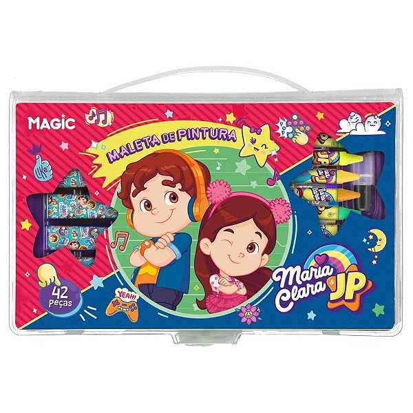 Maleta 42 Peças Maria Clara e JP - Se divirta com seu Youtuber favorito!