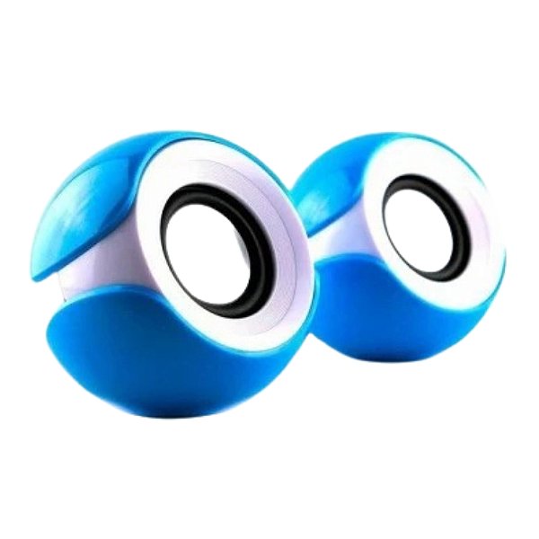 Caixa de Som Caixinha Alto Falante KNUP KP-60 Colorido Som para Pc Notebook Computador Informatica