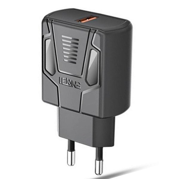 Fonte Carregador Celular PRETO Entrada USB Turbo 3.0 18W LE-299 Lelong - Universal smartphones, tablet - PANAMI