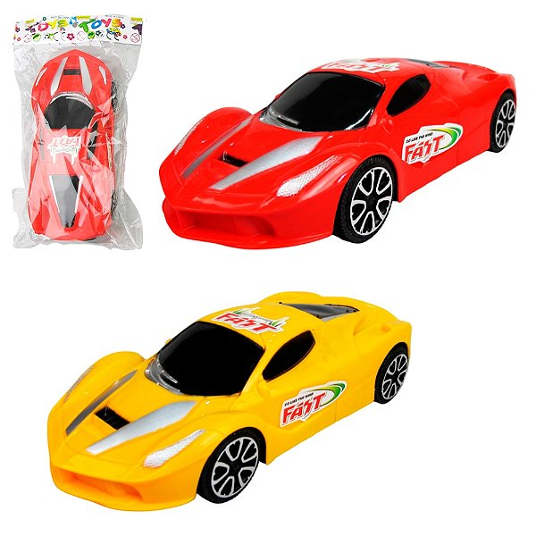 Carrinho Fricção Grande Corrida Esportivo 27cm Carro Brinquedo Infantil Kids Menino