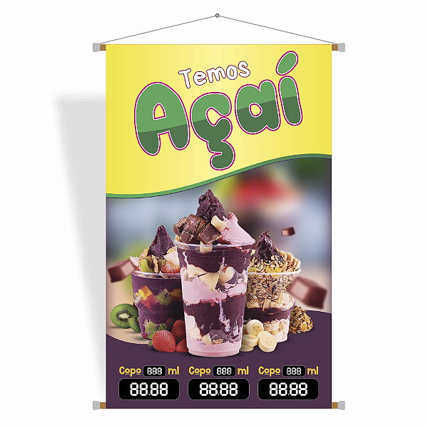 Banner Modelo Açaí