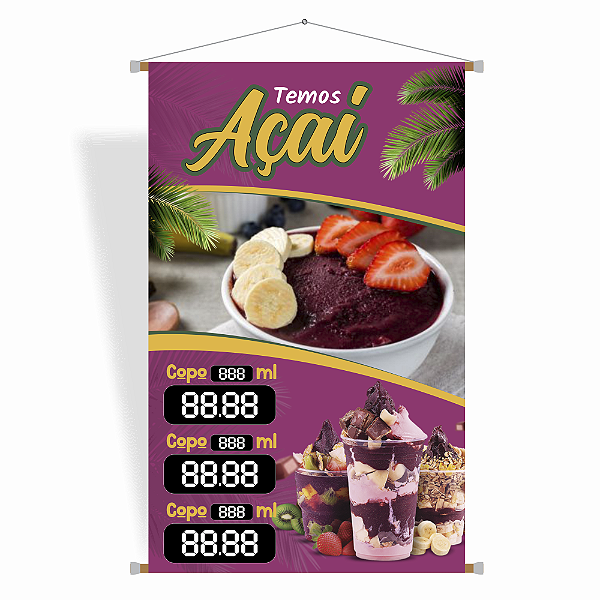 Banner Modelo Açaí