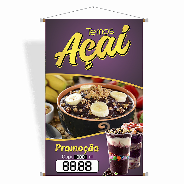 Banner Modelo Açaí