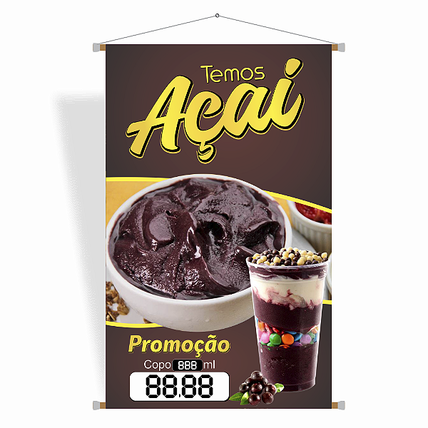 Banner Modelo Açaí
