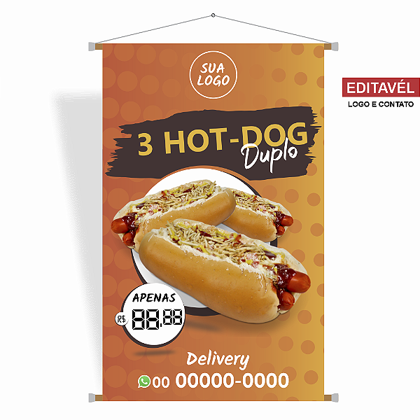 Banner Para Lanchonete - Editável