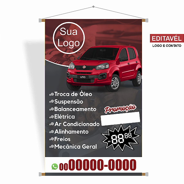 Banner Centro Automotivo (MECÂNICA) - Editável