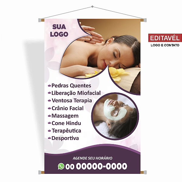 Banner Massoterapia - Editável