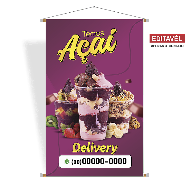 Banner Modelo Açaí