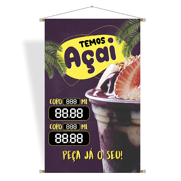Banner Modelo Açaí
