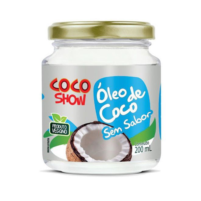 ÓLEO DE COCO SEM SABOR - 200ML - COCO SHOW