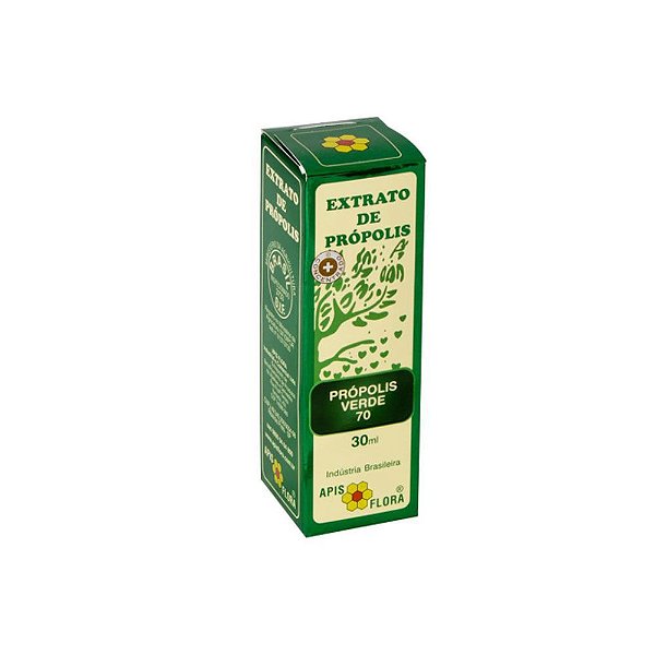 EXTRATO DE PRÓPOLIS VERDE 70% - 30ML - APIS FLORA