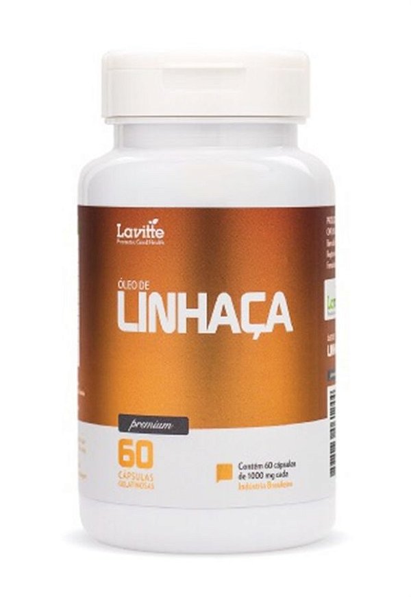 ÓLEO DE LINHAÇA - 60 CAP - 1000MG - LAVITTE