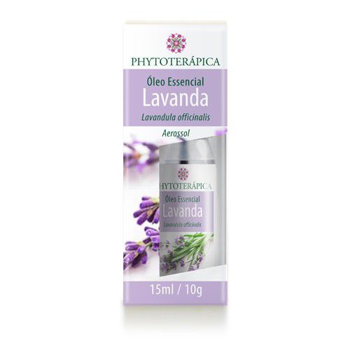 ÓLEO ESSECIAL AEROSSOL LAVANDA - 15 ML - PHYTOTERÁPICA