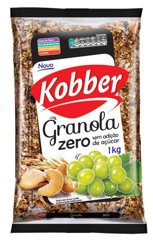 GRANOLA ZERO AÇÚCAR - 1KG - KOBBER