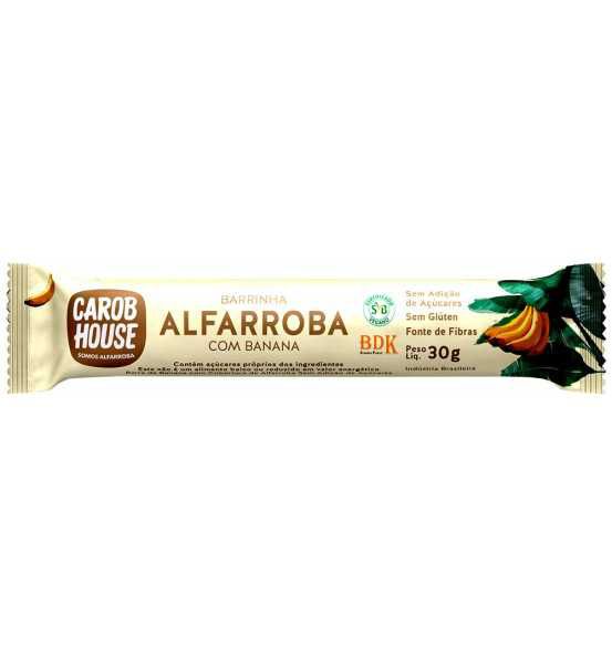 ALFARROBA C/ BANANA - 30G - CAROB HOUSE