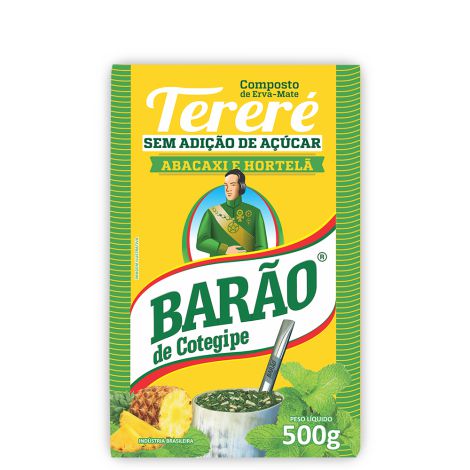 TERERÉ ABACAXI E HORTELÃ - 500G - BARÃO