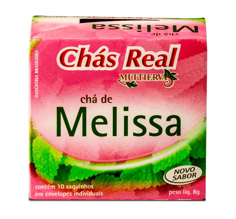 CHÁ DE MELISSA - 10 SACHES - CHA REAL