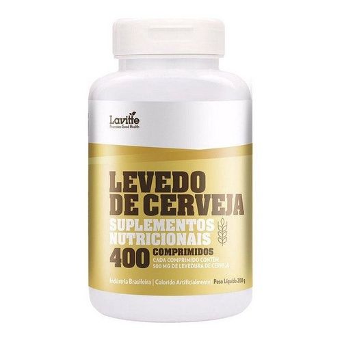 LEVEDO DE CERVEJA 400CAP - 500MG - LAVITTE