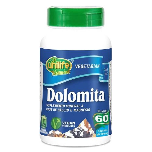 DOLOMITA - 60CAP - 950MG - UNILIFE