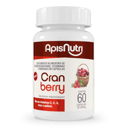 CRANBERRY - 60CAP - 500MG - APISNUTRI