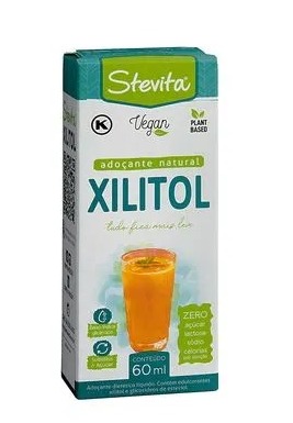 XILITOL ADOÇANTE LIQUIDO ADOÇANTE NATURAL- 60ML- STEVITA