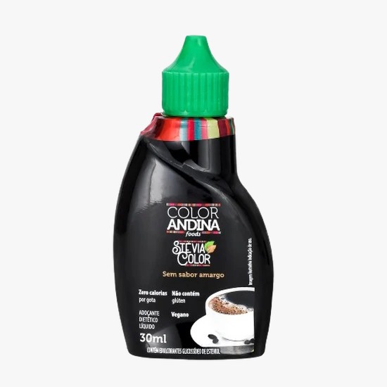 STEVIA COLOR LIQUIDA 100% NATURAL - 30ML - COLOR ANDINA
