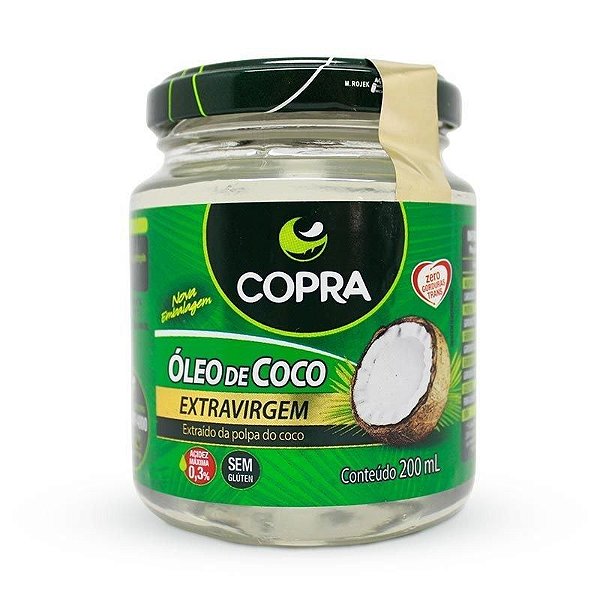 OLEO DE COCO EXTRA VIRGEM - 200ML - COPRA